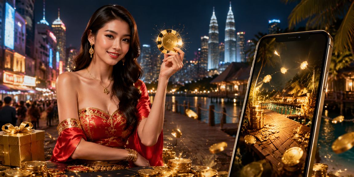 Pengguna Malaysia melakukan deposit pertaruhan dalam talian di Kuala Lumpur melalui platform 76100
